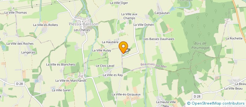 localisation de l'entreprise LE SHETLAND  BEAUSSAIS-SUR-MER