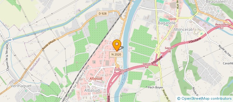 localisation de l'entreprise LE SHIBA  MONTAUBAN