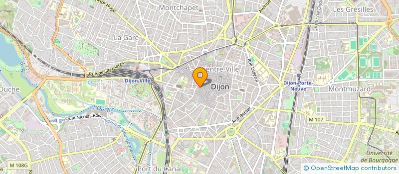 localisation de l'entreprise LE SHOLMES à DIJON