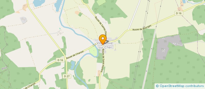 localisation de l'entreprise LE SHOOTING  VILLENEUVE-SUR-CHER