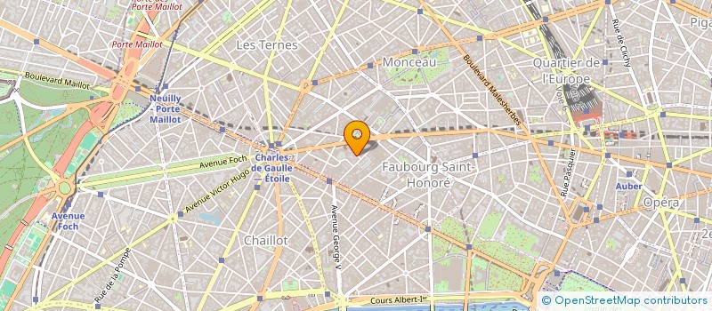 localisation de l'entreprise LE SHOW ROOM à PARIS