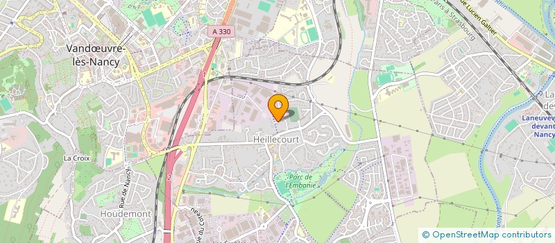 localisation de l'entreprise LE SHOW ROOM  HEILLECOURT