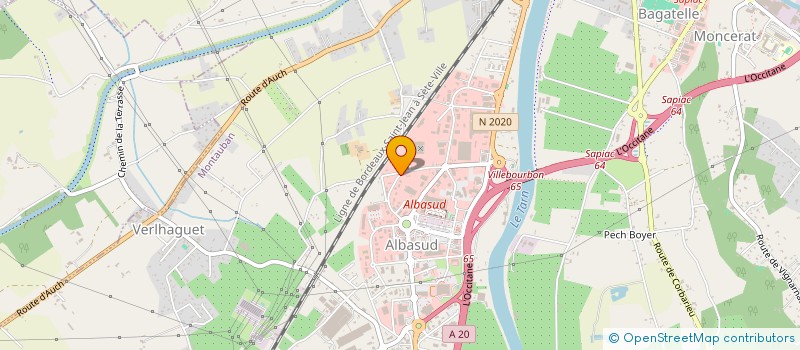 localisation de l'entreprise LE SHOWROOM à MONTAUBAN