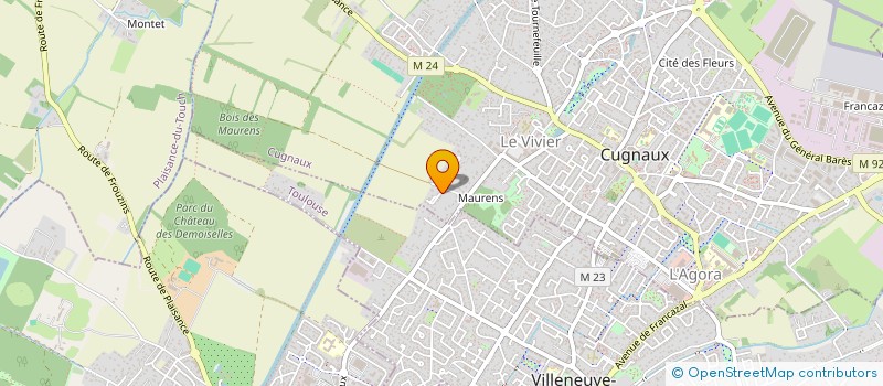 localisation de l'entreprise LE SHTAND DES CHITROUILLES à CUGNAUX