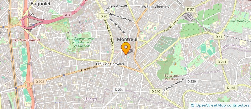 localisation de l'entreprise LE SIDI BOU SAID PIZZ à MONTREUIL