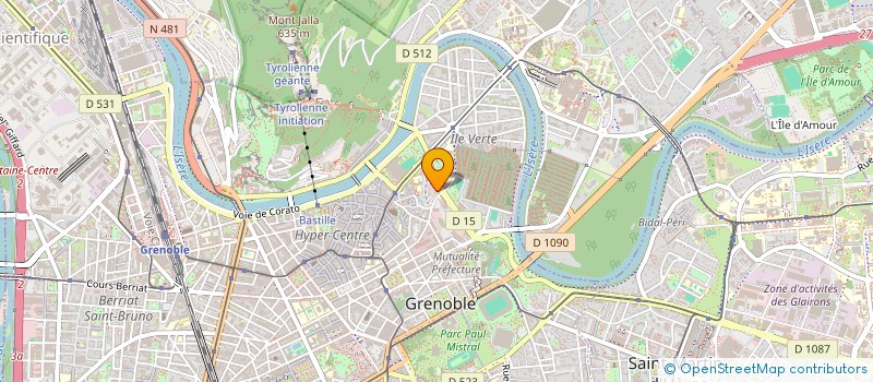 localisation de l'entreprise LE SIECLE à GRENOBLE