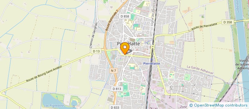 localisation de l'entreprise LE SIECLE  PIERRELATTE