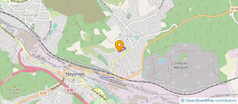 localisation de l'entreprise LE SIEGE  HAYANGE