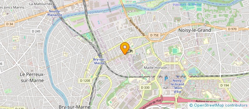 localisation de l'entreprise LE SIGN à BRY-SUR-MARNE