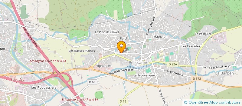 localisation de l'entreprise LE SIGNORET  PELISSANNE