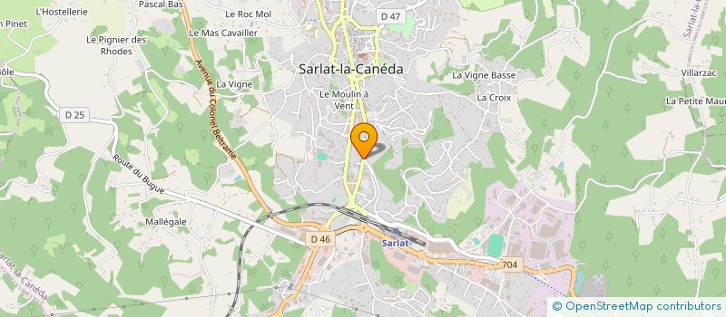 localisation de l'entreprise LE SIGOULES à SARLAT-LA-CANEDA