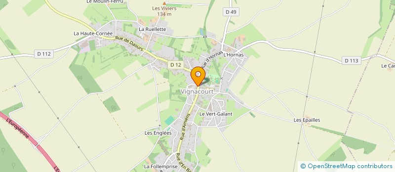 localisation de l'entreprise LE SIGOYO  VIGNACOURT