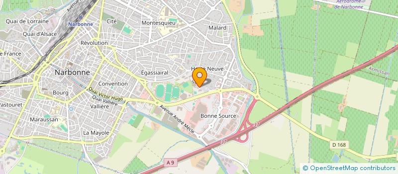 localisation de l'entreprise LE SILENE à NARBONNE