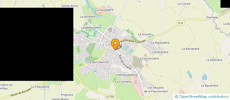 localisation de l'entreprise LE SILEX  SAINT-MARTIN-DES-TILLEULS