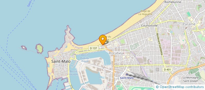 localisation de l'entreprise LE SILLON à SAINT-MALO