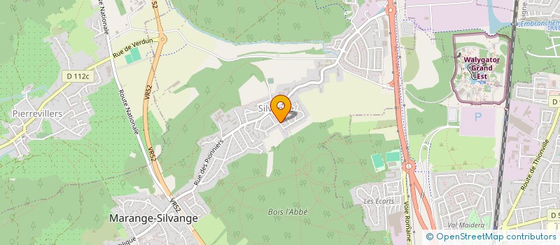 localisation de l'entreprise LE SILLON  AMNEVILLE