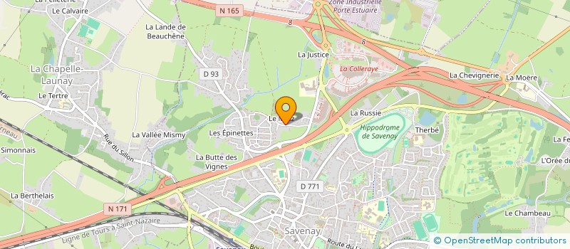 localisation de l'entreprise LE SILLON BIO à SAVENAY