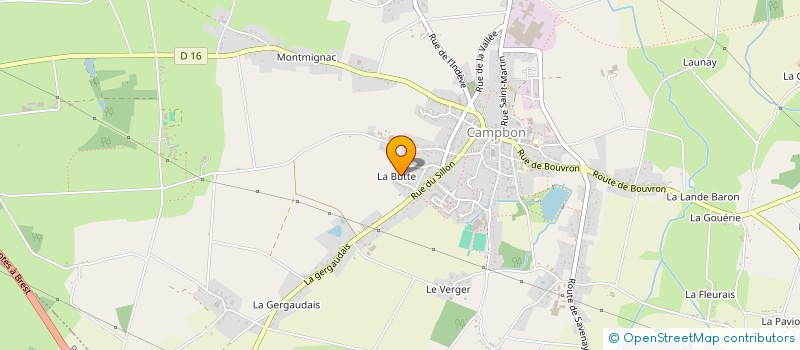 localisation de l'entreprise LE SILLON DU ROCK  CAMPBON