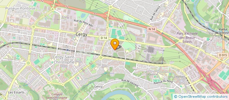 localisation de l'entreprise LE SILLON PANAFRICAIN  CERGY