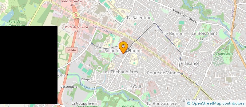 localisation de l'entreprise LE SILLON SHOPPING à SAINT-HERBLAIN
