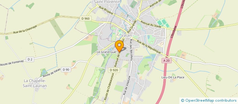 localisation de l'entreprise LE SILO à VATAN