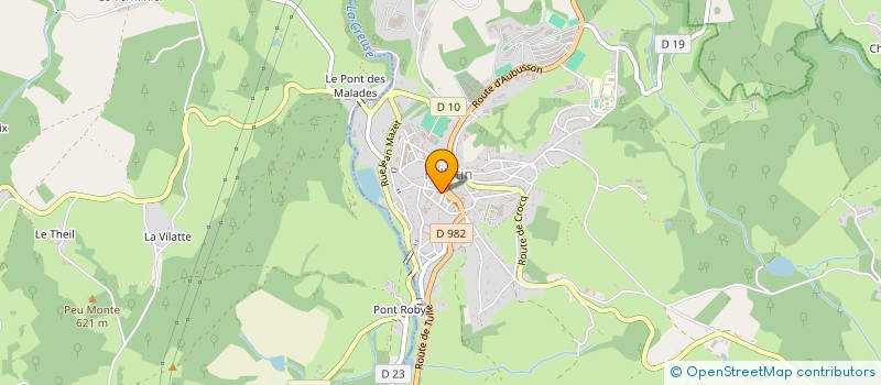 localisation de l'entreprise LE SILO  FELLETIN
