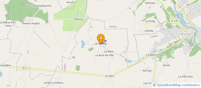 localisation de l'entreprise LE SILO BLEU  CREDIN