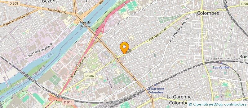 localisation de l'entreprise LE SING CHUEN à COLOMBES