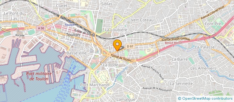 localisation de l'entreprise LE SINGAPOUR à TOULON