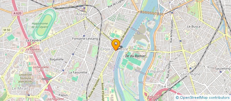 localisation de l'entreprise LE SINGE AU DAHLIA à TOULOUSE