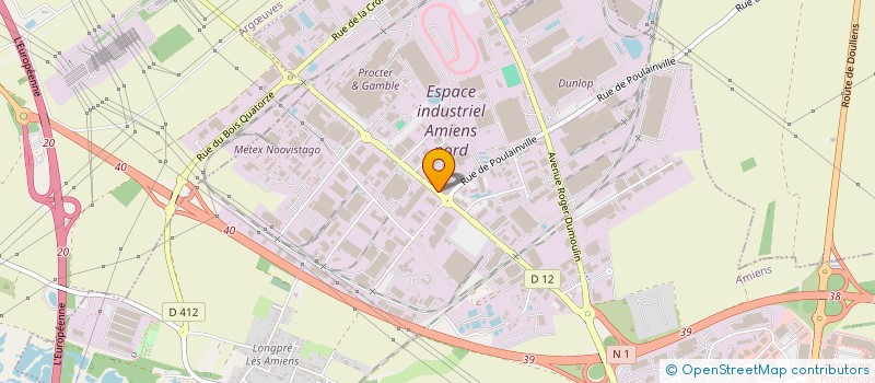 localisation de l'entreprise LE SINGE BLEU  AMIENS