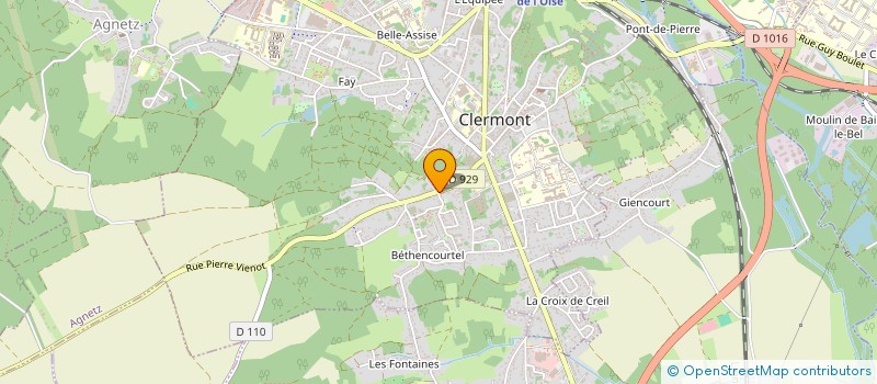 localisation de l'entreprise LE SINGE VIOLET  CLERMONT