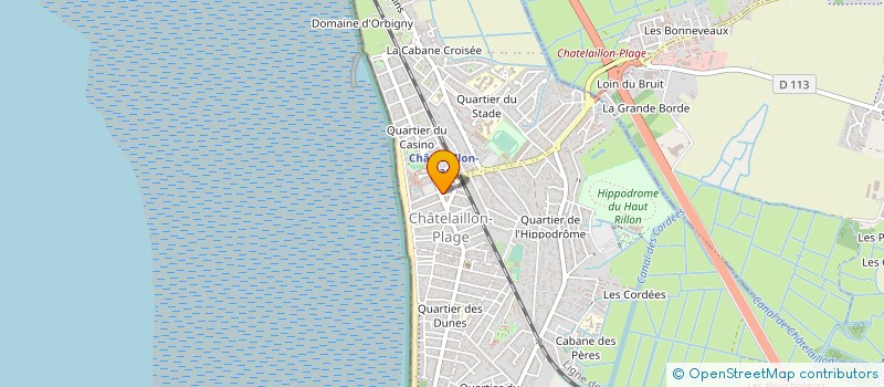 localisation de l'entreprise LE SIRIUS à CHATELAILLON-PLAGE