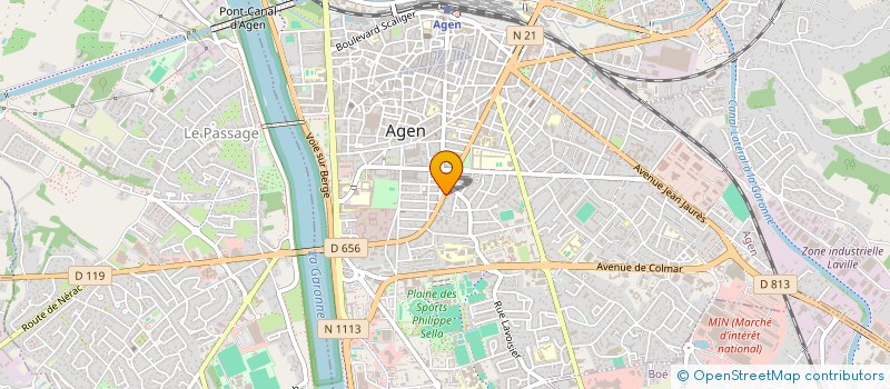 localisation de l'entreprise LE SIRIUS  AGEN