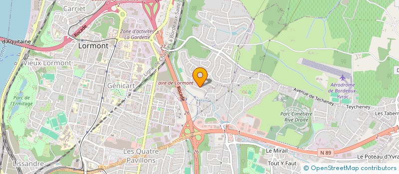 localisation de l'entreprise LE SIRLI DU DESERT-RIVES DE GARONNE à LORMONT