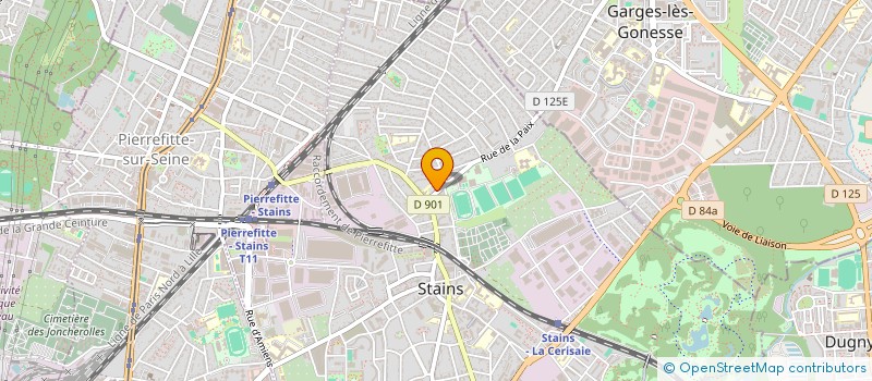 localisation de l'entreprise LE SIROCCO à STAINS