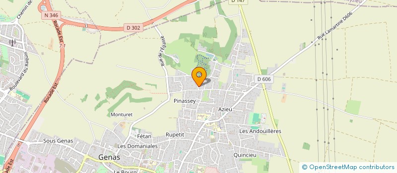 localisation de l'entreprise LE SIROCCO  GENAS