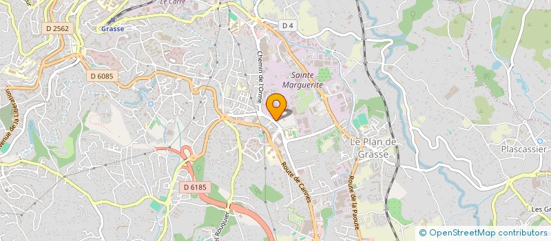 localisation de l'entreprise LE SIS GROUPE  GRASSE