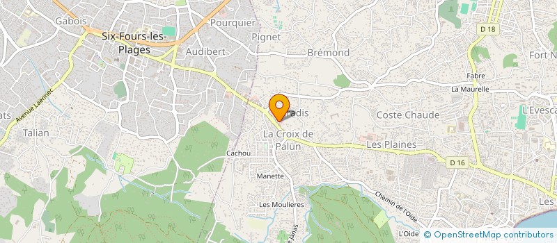 localisation de l'entreprise LE SITE à LA SEYNE-SUR-MER