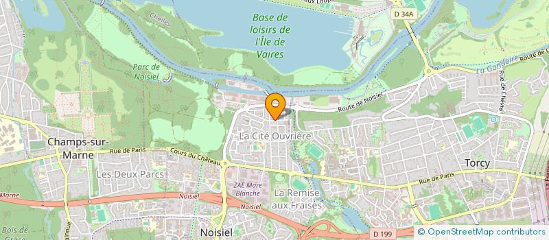 localisation de l'entreprise LE SITE  NOISIEL