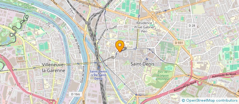 localisation de l'entreprise LE SITE IMMOBILIER à SAINT-DENIS