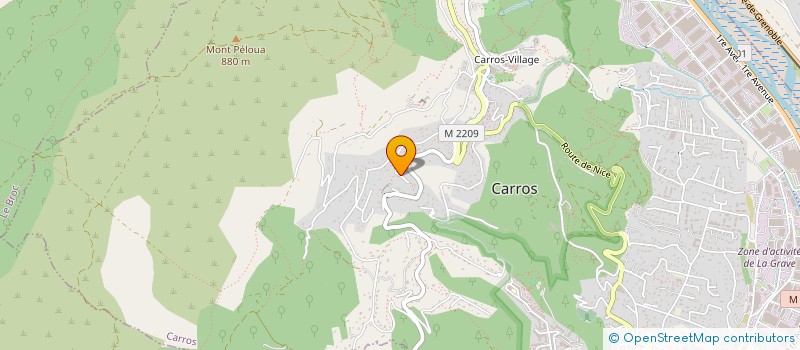 localisation de l'entreprise LE SITIO à CARROS