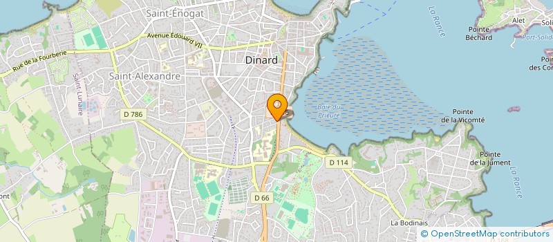 localisation de l'entreprise LE SIX  DINARD