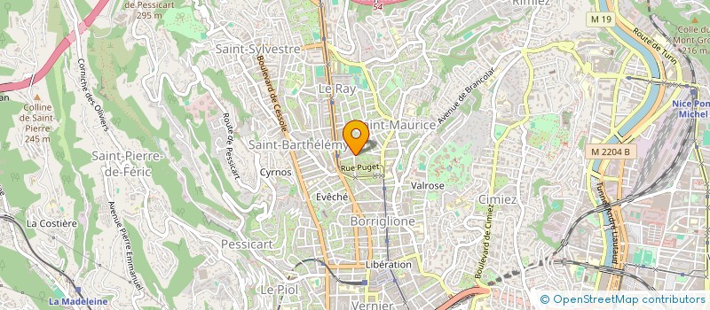 localisation de l'entreprise LE SIXIEME ETAGE à NICE
