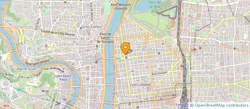 localisation de l'entreprise LE SIXIEME MONDE à LYON