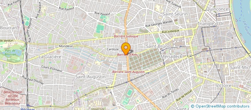 localisation de l'entreprise LE SIXSPACE à BORDEAUX