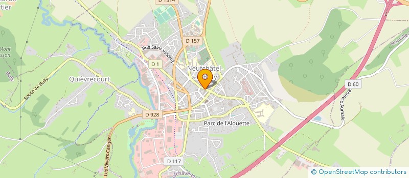 localisation de l'entreprise LE SKI ROUES EN PAYS DE BRAY  NEUFCHATEL-EN-BRAY