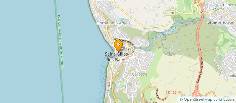 localisation de l'entreprise LE SKIPPER  SAINT-PAUL