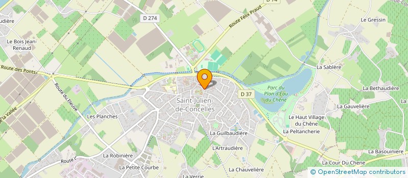 localisation de l'entreprise LE SKLI  SAINT-JULIEN-DE-CONCELLES