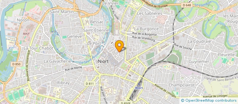 localisation de l'entreprise LE SKORPION à NIORT